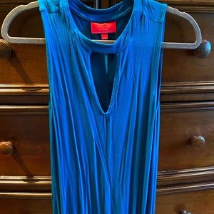 Jennifer Lopez Blue Flowy Dress